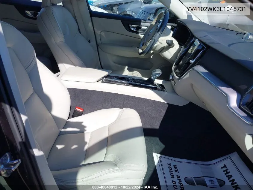 2020 Volvo V60 Cross Country T5 VIN: YV4102WK3L1045731 Lot: 40640812