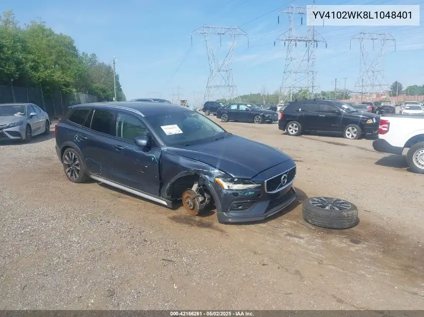 2020 Volvo V60 Cross Country T5 VIN: YV4102WK8L1048401 Lot: 42166261