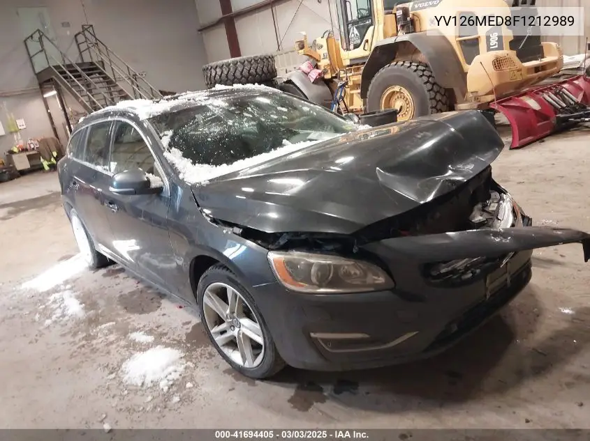 2015 Volvo V60 VIN: YV126MED8F1212989 Lot: 41694405