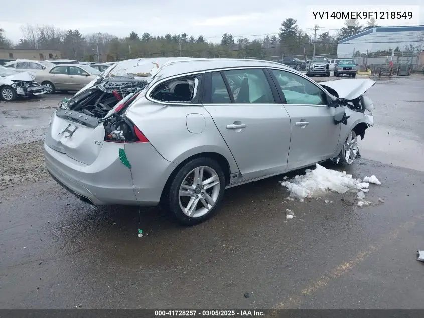 2015 Volvo V60 T5 Premier VIN: YV140MEK9F1218549 Lot: 41728257