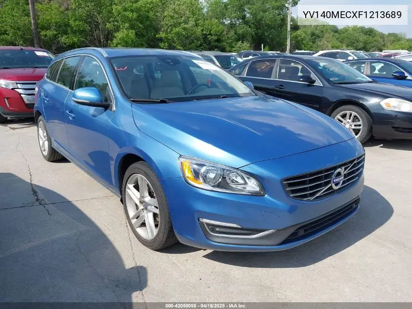 2015 Volvo V60 T5 Premier Plus VIN: YV140MECXF1213689 Lot: 42058088