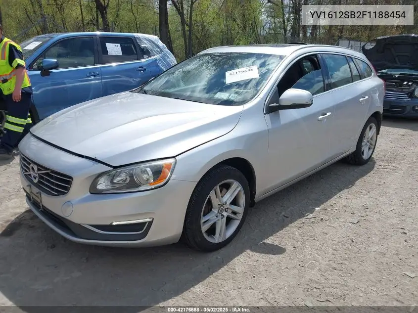 2015 Volvo V60 T5 Premier VIN: YV1612SB2F1188454 Lot: 42176688