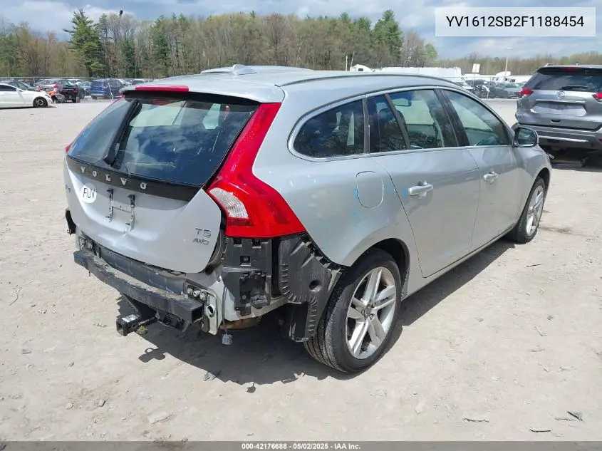 2015 Volvo V60 T5 Premier VIN: YV1612SB2F1188454 Lot: 42176688