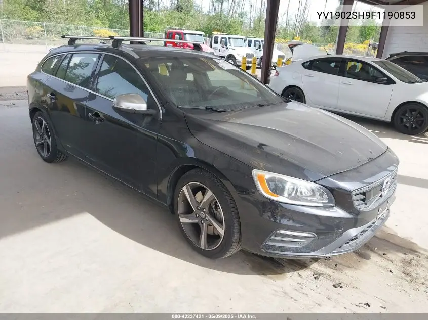 2015 Volvo V60 T6 R-Design Platinum VIN: YV1902SH9F1190853 Lot: 42237421