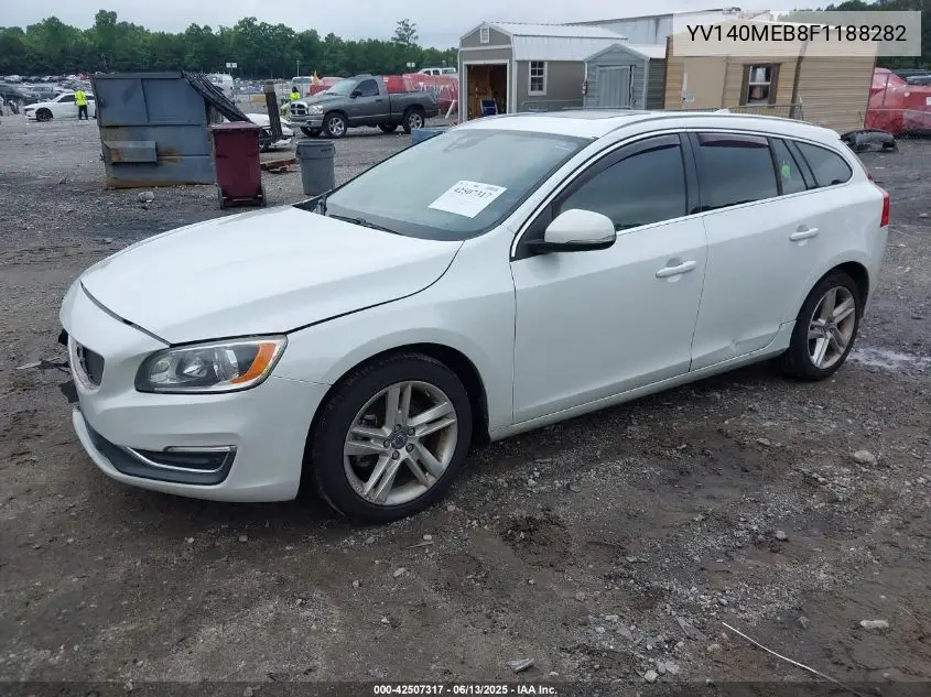 2015 Volvo V60 T5 Premier VIN: YV140MEB8F1188282 Lot: 42507317