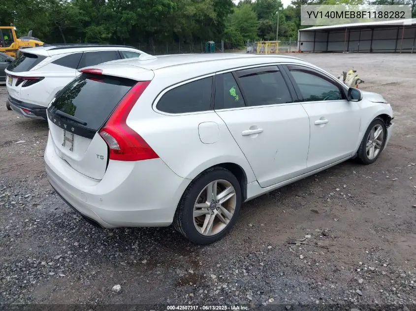 2015 Volvo V60 T5 Premier VIN: YV140MEB8F1188282 Lot: 42507317