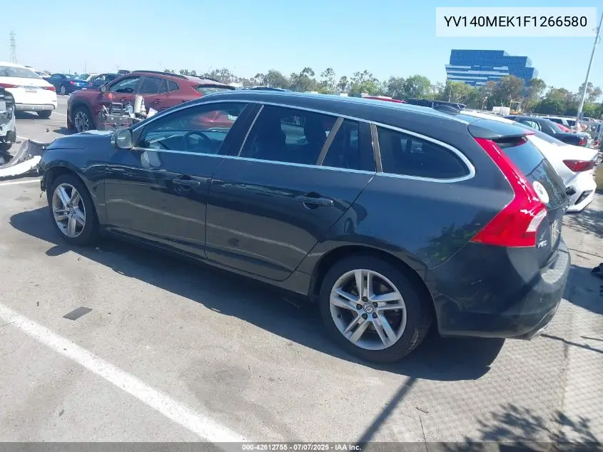 2015 Volvo V60 T5 Premier VIN: YV140MEK1F1266580 Lot: 42612755