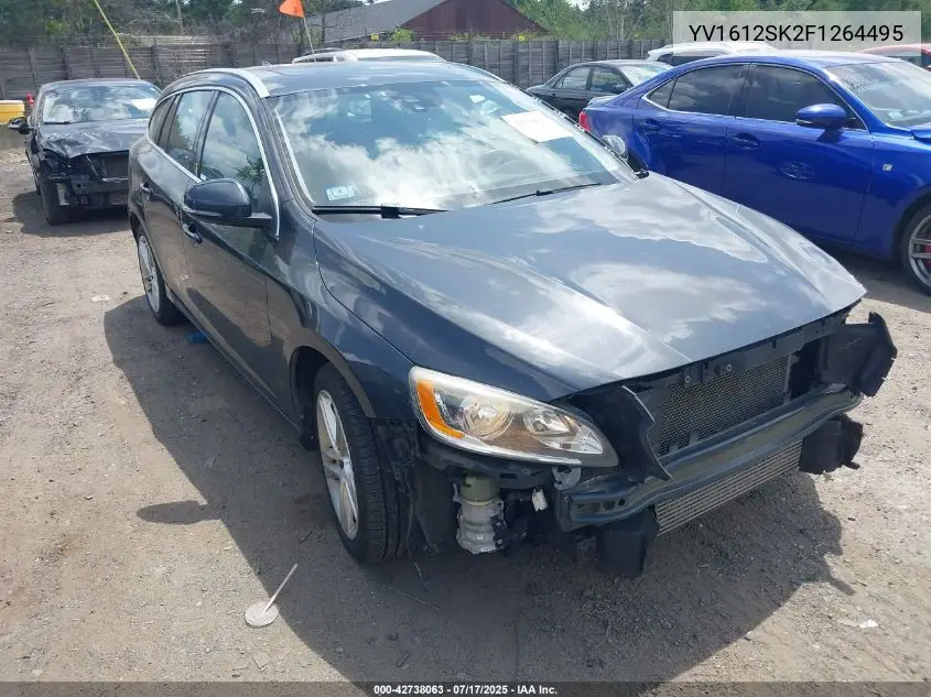 2015 Volvo V60 T5 Premier VIN: YV1612SK2F1264495 Lot: 42738063