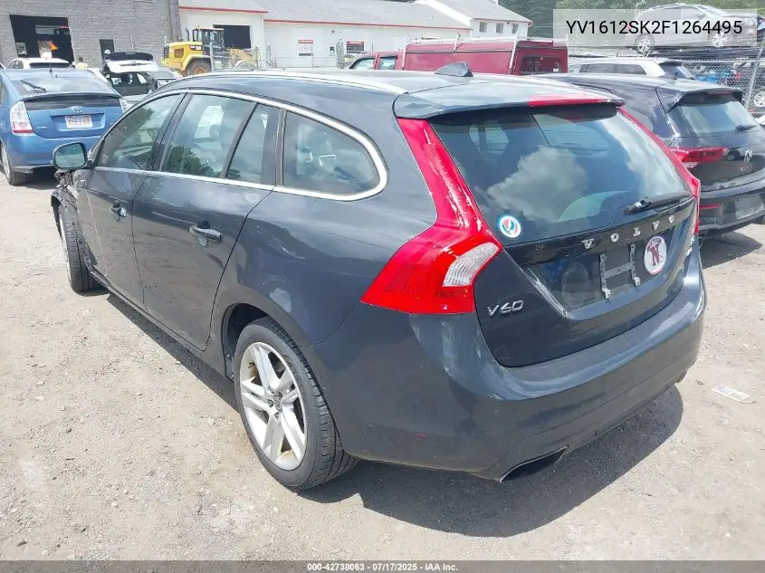 2015 Volvo V60 T5 Premier VIN: YV1612SK2F1264495 Lot: 42738063