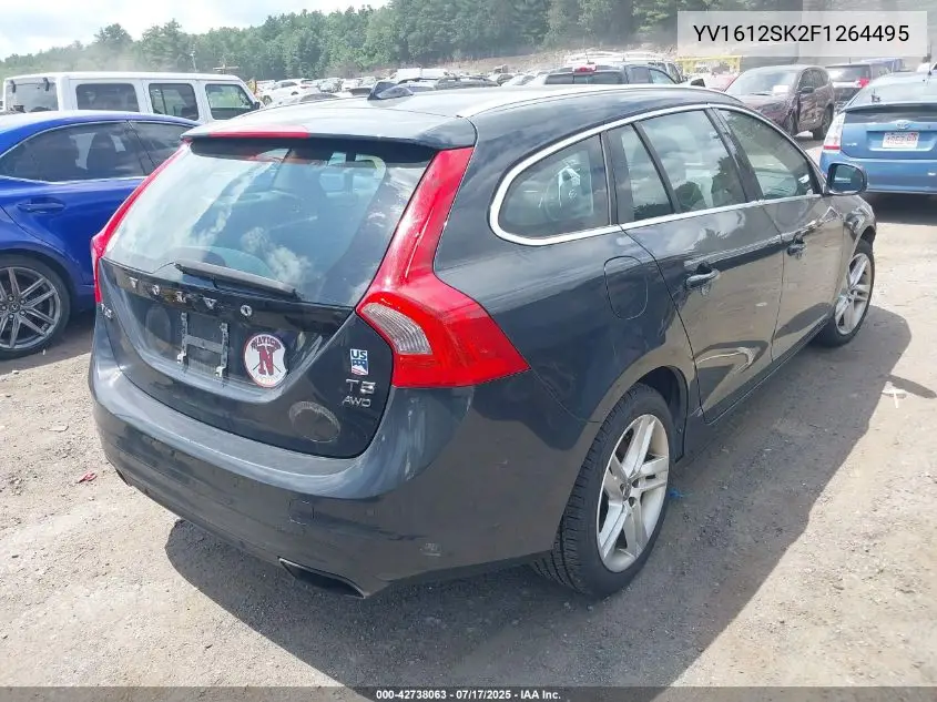 2015 Volvo V60 T5 Premier VIN: YV1612SK2F1264495 Lot: 42738063