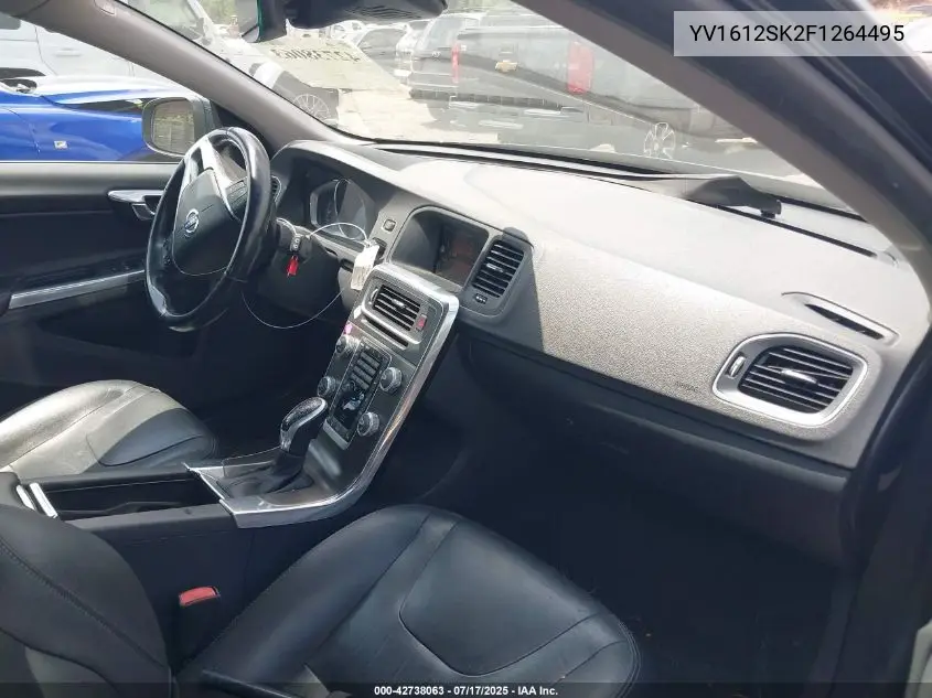 2015 Volvo V60 T5 Premier VIN: YV1612SK2F1264495 Lot: 42738063