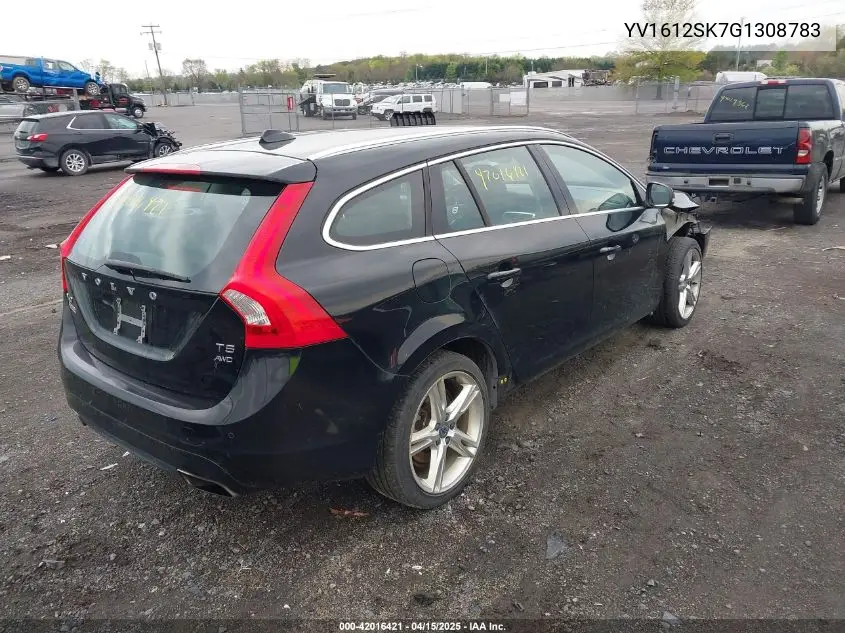2016 Volvo V60 T5 Premier VIN: YV1612SK7G1308783 Lot: 42016421