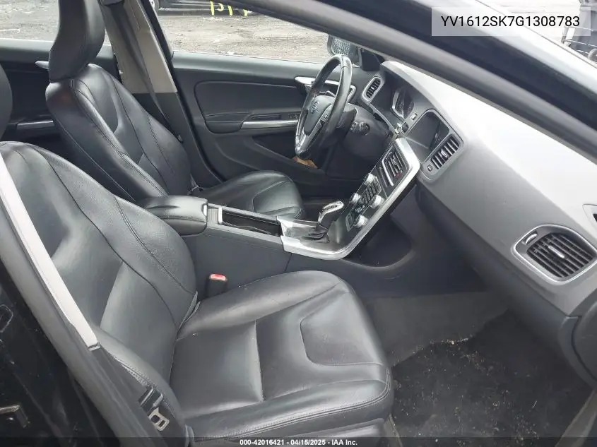 2016 Volvo V60 T5 Premier VIN: YV1612SK7G1308783 Lot: 42016421