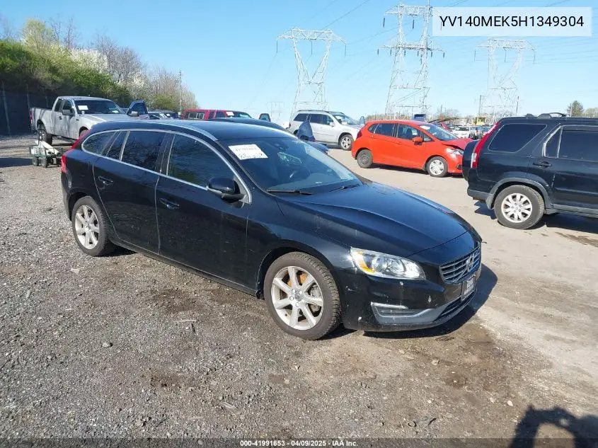 2017 Volvo V60 T5 Premier VIN: YV140MEK5H1349304 Lot: 41991653