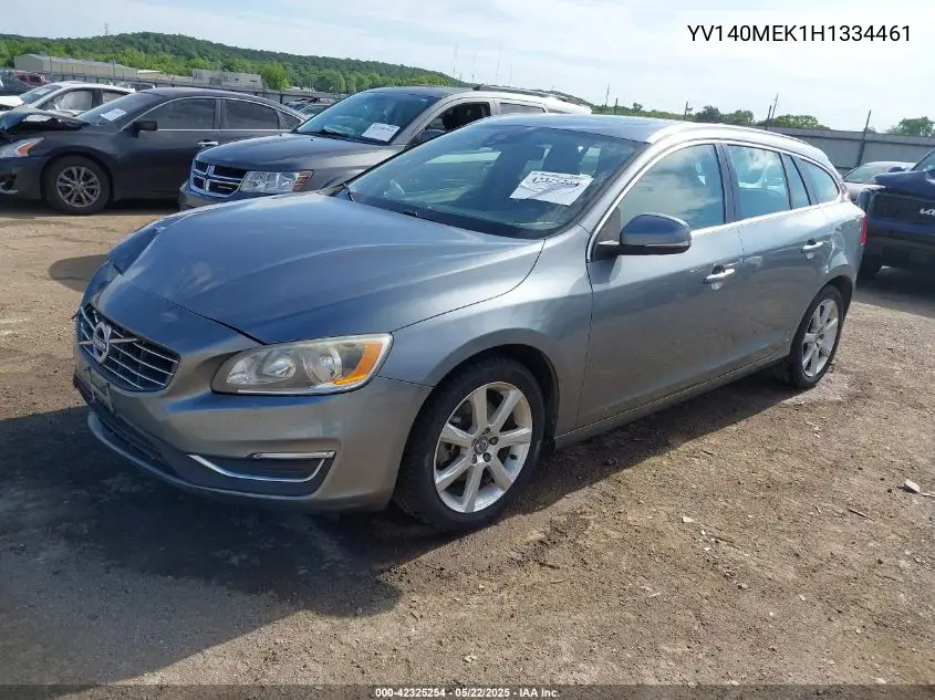 2017 Volvo V60 T5 Premier VIN: YV140MEK1H1334461 Lot: 42325254