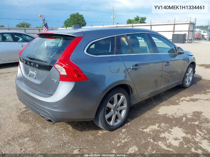 2017 Volvo V60 T5 Premier VIN: YV140MEK1H1334461 Lot: 42325254