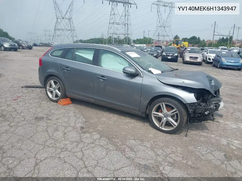 2017 Volvo V60 T5 Premier VIN: YV140MEK6H1343947 Lot: 42461714