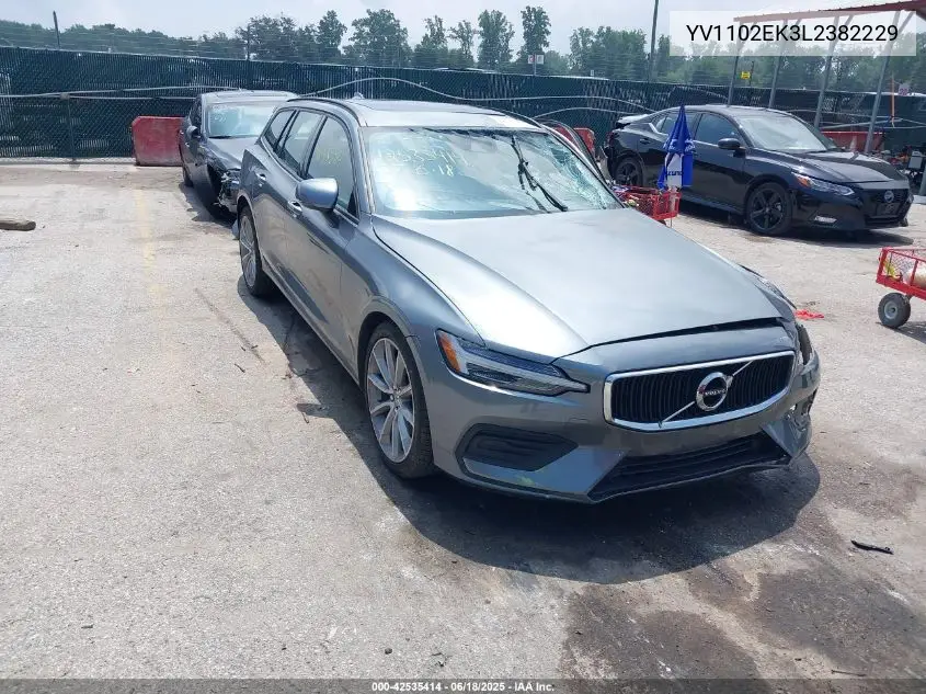 2020 Volvo V60 T5 Momentum VIN: YV1102EK3L2382229 Lot: 42535414