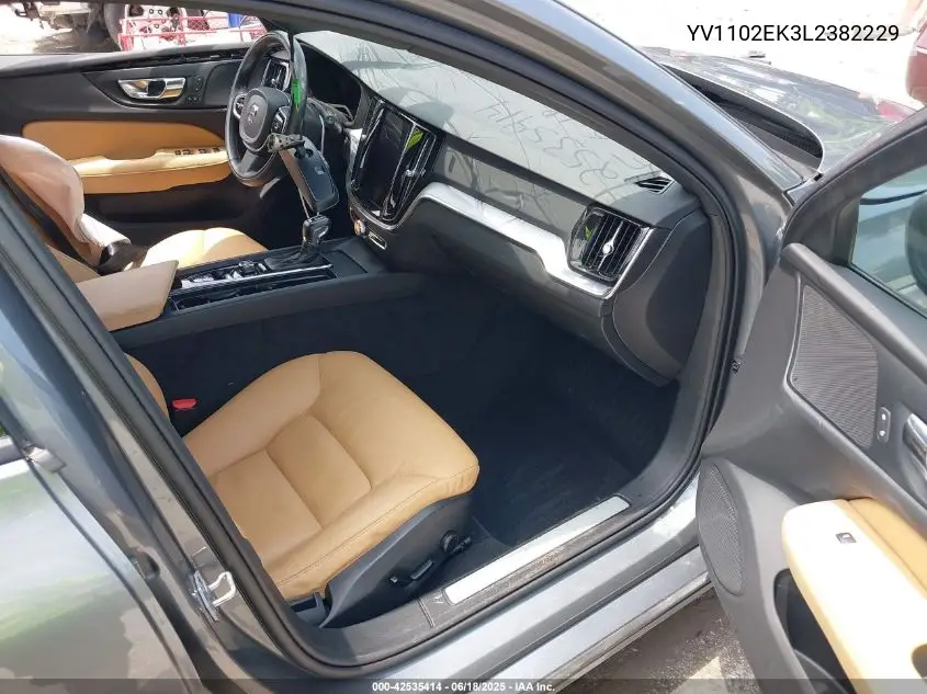 2020 Volvo V60 T5 Momentum VIN: YV1102EK3L2382229 Lot: 42535414