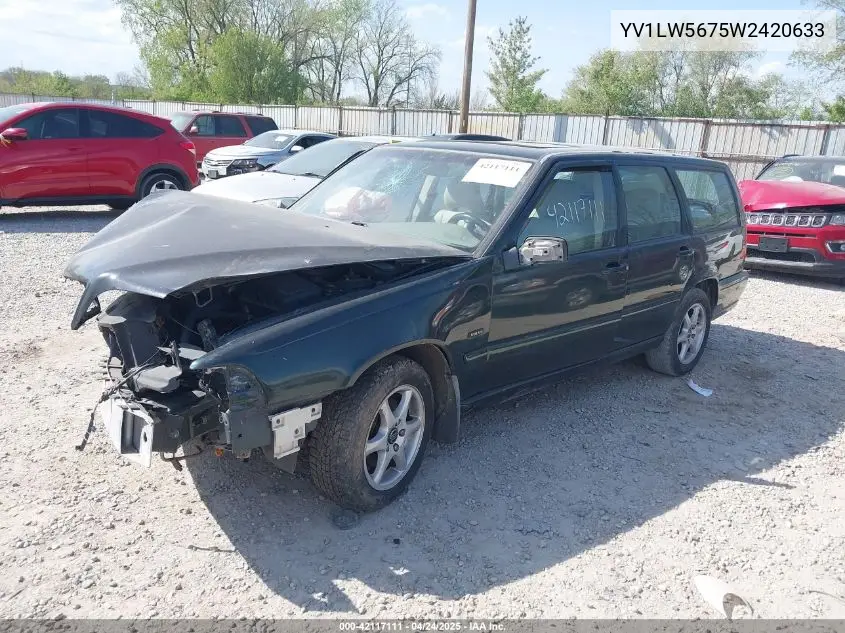1998 Volvo V70 Glt VIN: YV1LW5675W2420633 Lot: 42117111