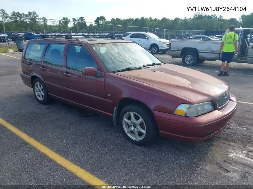 2000 Volvo V70 Se VIN: YV1LW61J8Y2644104 Lot: 42542714