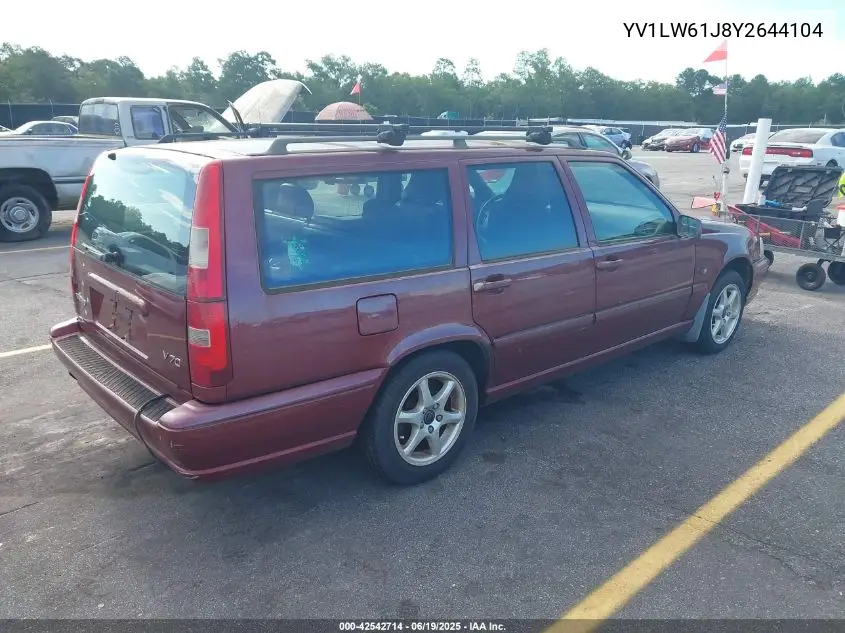 2000 Volvo V70 Se VIN: YV1LW61J8Y2644104 Lot: 42542714