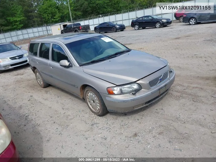2001 Volvo V70 2.4 A/2.4 A Sr/2.4 M/2.4 M Sr (Discontinued) VIN: YV1SW61RX12091155 Lot: 36601299