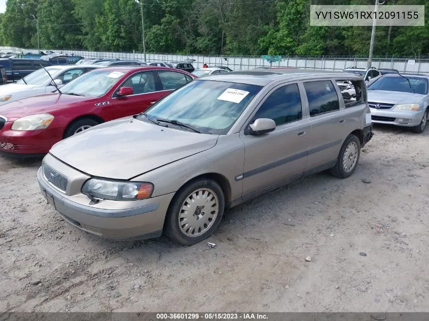 2001 Volvo V70 2.4 A/2.4 A Sr/2.4 M/2.4 M Sr (Discontinued) VIN: YV1SW61RX12091155 Lot: 36601299