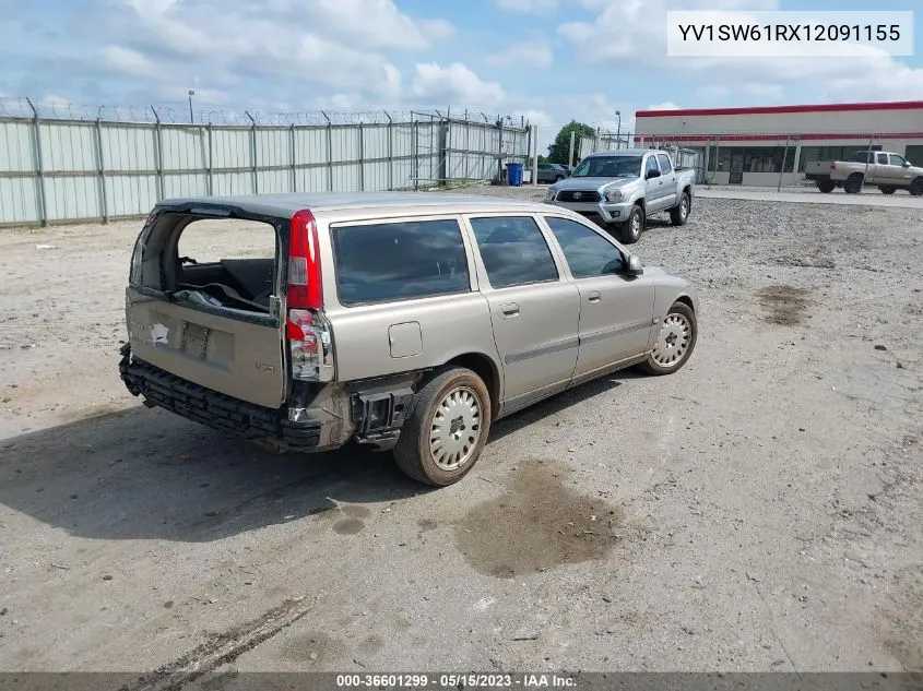 2001 Volvo V70 2.4 A/2.4 A Sr/2.4 M/2.4 M Sr (Discontinued) VIN: YV1SW61RX12091155 Lot: 36601299