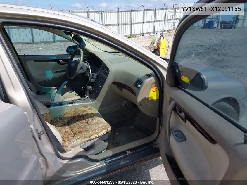 2001 Volvo V70 2.4 A/2.4 A Sr/2.4 M/2.4 M Sr (Discontinued) VIN: YV1SW61RX12091155 Lot: 36601299