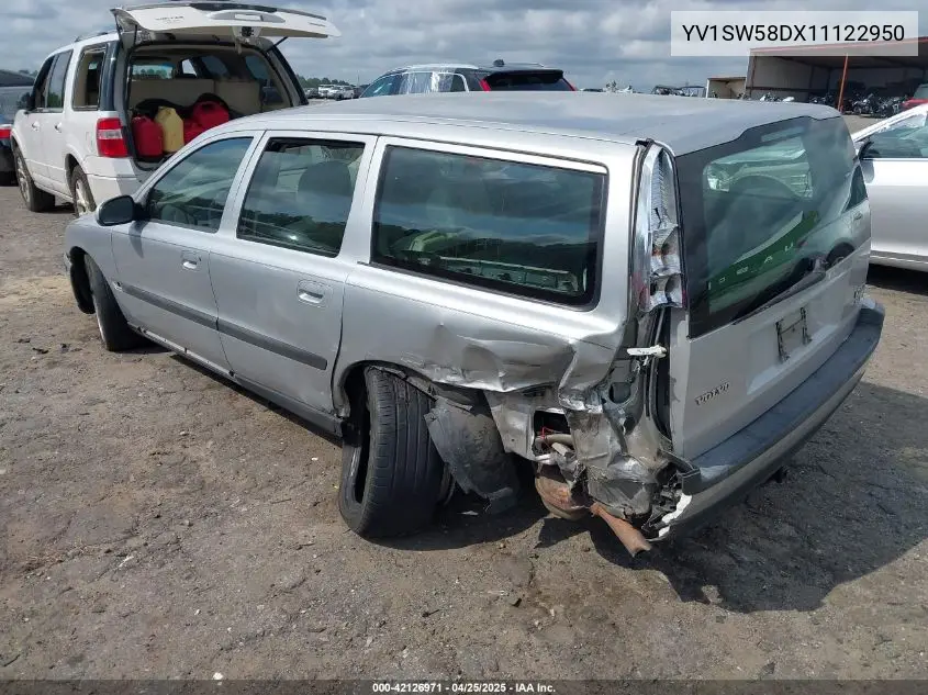 2001 Volvo V70 2.4T VIN: YV1SW58DX11122950 Lot: 42126971