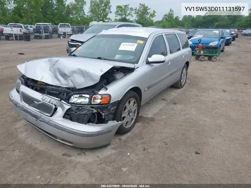 2001 Volvo V70 T5 VIN: YV1SW53D011131597 Lot: 42379905