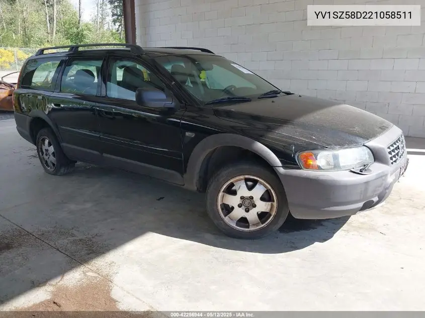 2002 Volvo V70 Xc VIN: YV1SZ58D221058511 Lot: 42256944