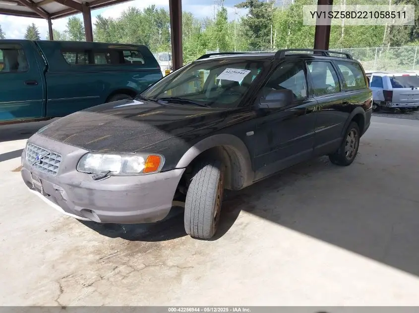 2002 Volvo V70 Xc VIN: YV1SZ58D221058511 Lot: 42256944