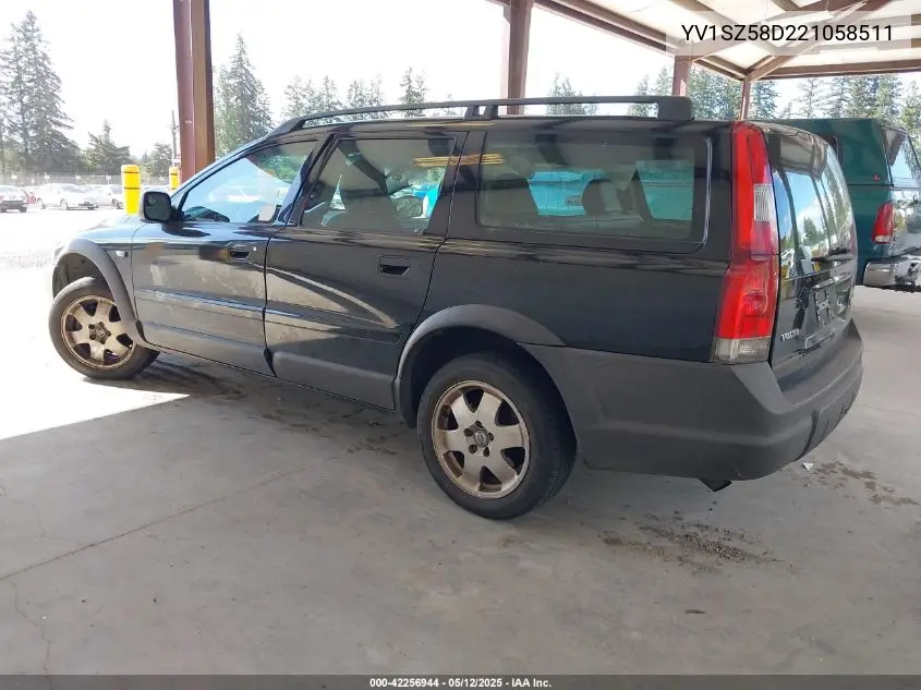 2002 Volvo V70 Xc VIN: YV1SZ58D221058511 Lot: 42256944