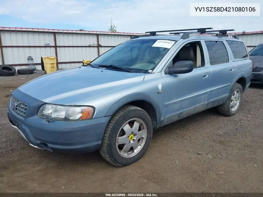2002 Volvo V70 Xc VIN: YV1SZ58D421080106 Lot: 42338965