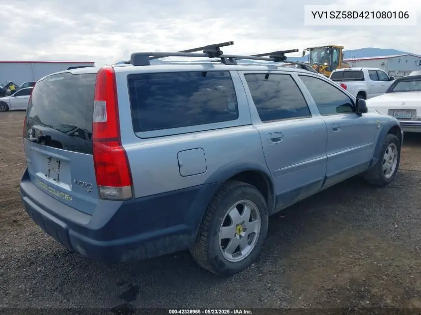 2002 Volvo V70 Xc VIN: YV1SZ58D421080106 Lot: 42338965
