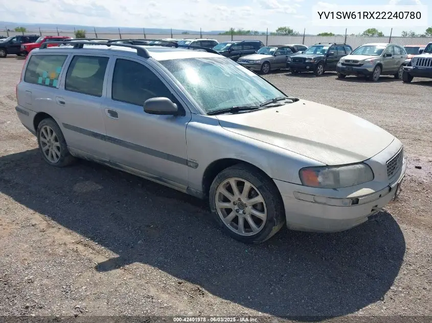 2002 Volvo V70 2.4 VIN: YV1SW61RX22240780 Lot: 42401978