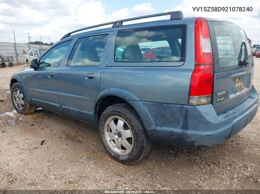 2002 Volvo V70 Xc VIN: YV1SZ58D921078240 Lot: 42461499