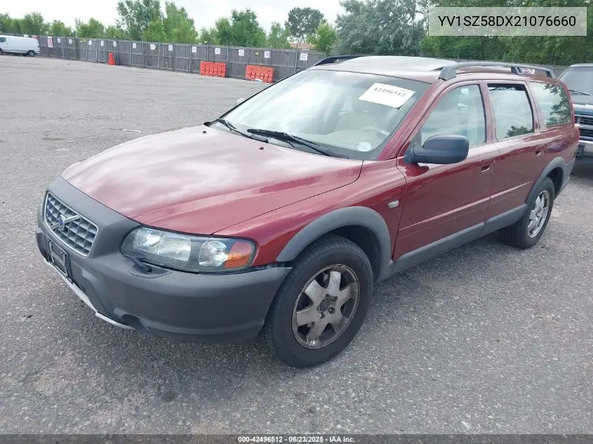 2002 Volvo V70 Xc VIN: YV1SZ58DX21076660 Lot: 42496512