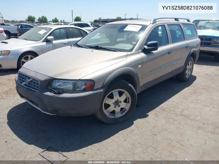 2002 Volvo V70 Xc VIN: YV1SZ58D821076088 Lot: 42588063
