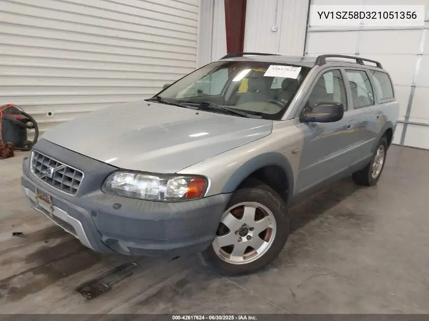 2002 Volvo V70 Xc VIN: YV1SZ58D321051356 Lot: 42617624