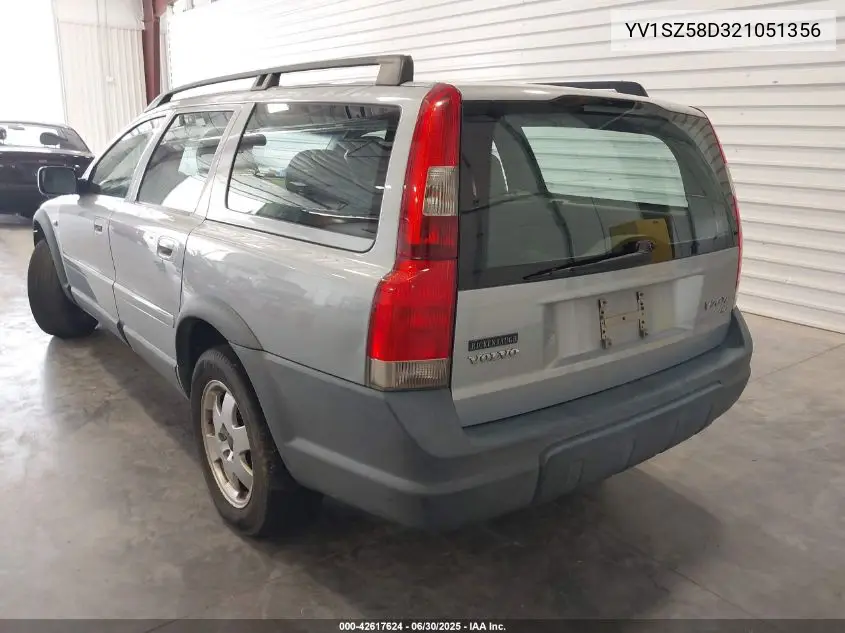2002 Volvo V70 Xc VIN: YV1SZ58D321051356 Lot: 42617624