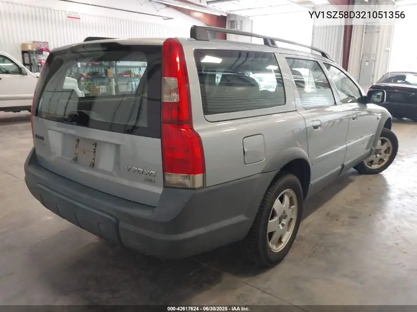 2002 Volvo V70 Xc VIN: YV1SZ58D321051356 Lot: 42617624