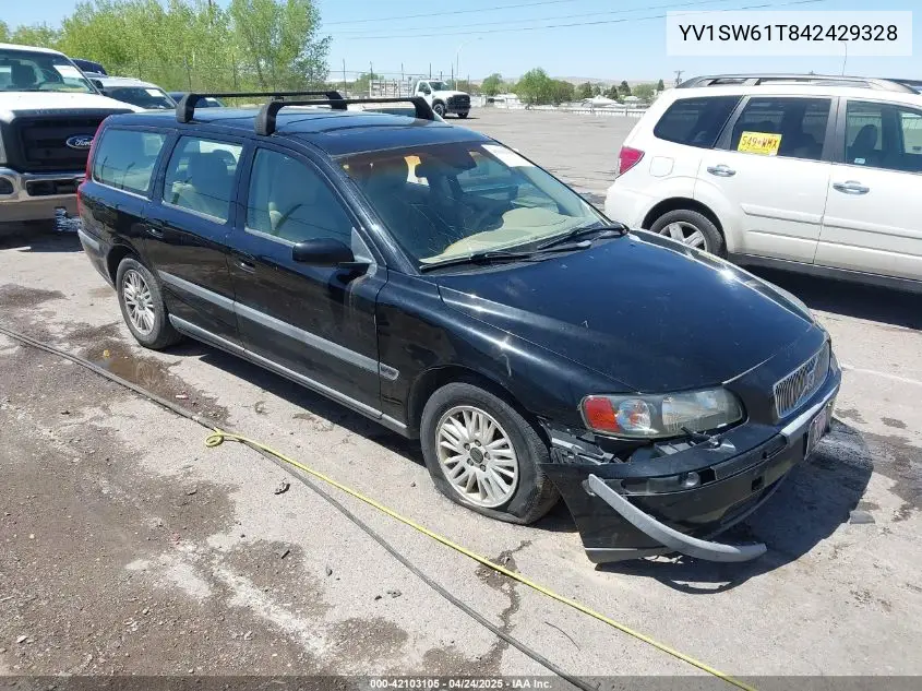 2004 Volvo V70 2.4 VIN: YV1SW61T842429328 Lot: 42103105