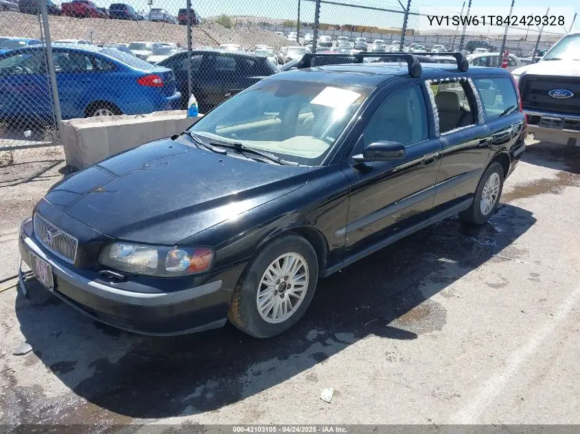 2004 Volvo V70 2.4 VIN: YV1SW61T842429328 Lot: 42103105