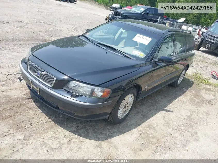 2004 Volvo V70 2.4 VIN: YV1SW64A042429186 Lot: 42424711
