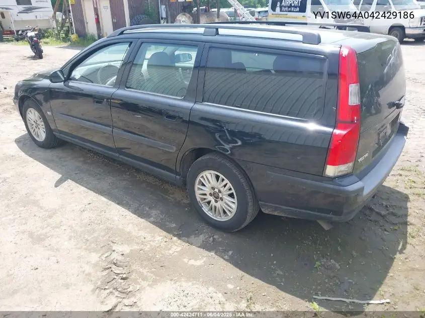 2004 Volvo V70 2.4 VIN: YV1SW64A042429186 Lot: 42424711
