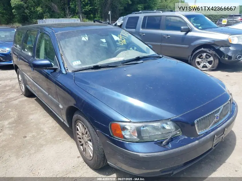 2004 Volvo V70 2.4 VIN: YV1SW61TX42366667 Lot: 42597039