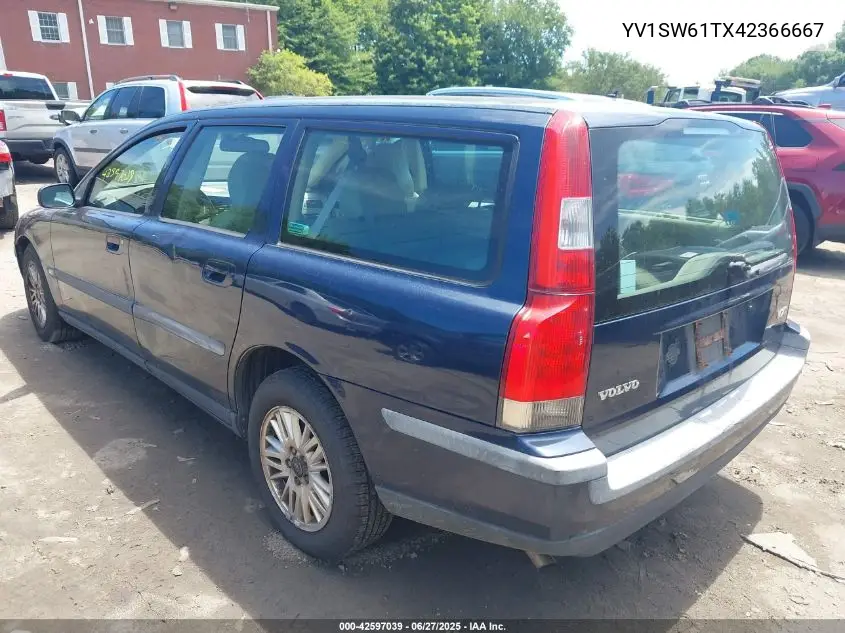 2004 Volvo V70 2.4 VIN: YV1SW61TX42366667 Lot: 42597039